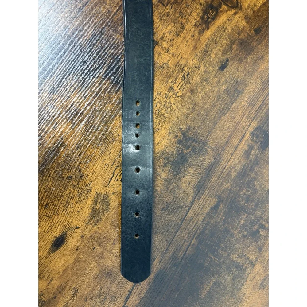 Boston Leather Off-Duty Belt 1.5 inch Wide Black  Size 36 USA Made Men's Belt